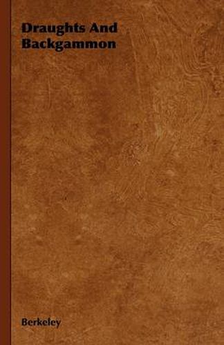 Cover image for Draughts And Backgammon