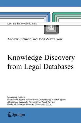 Cover image for Knowledge Discovery from Legal Databases