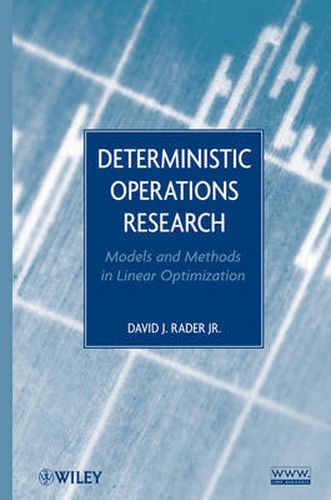 Cover image for Deterministic Operations Research: Models and Methods in Linear Optimization