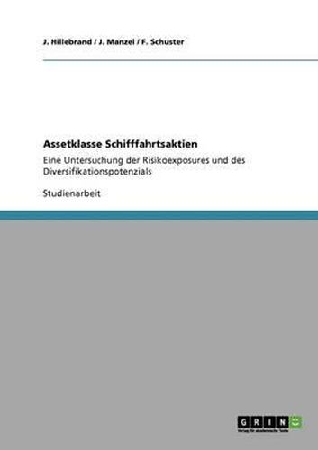 Assetklasse Schifffahrtsaktien