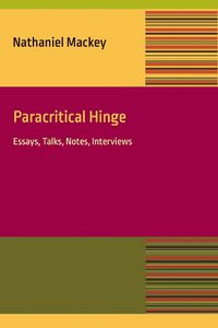 Cover image for Paracritical Hinge: Essay, Talks, Notes, Interviews