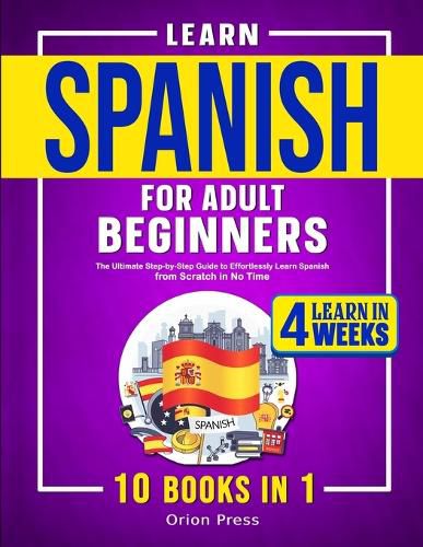 Cover image for Learn Spanish for Adult Beginners
