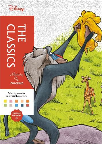 Cover image for Disney Mystery Coloring: The Classics
