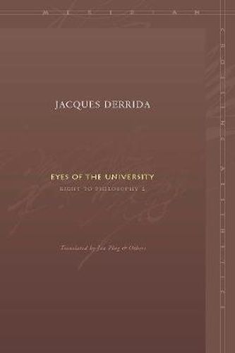 Cover image for Eyes of the University: Right to Philosophy 2