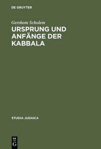 Ursprung Und Anfange Der Kabbala