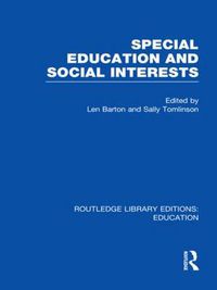 Cover image for Special Education and Social Interests (RLE Edu M)