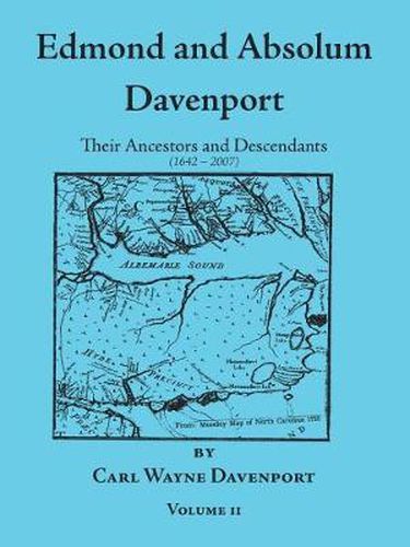 Cover image for Edmond and Absolum Davenport: Their Ancestors and Descendants (1642-2007)