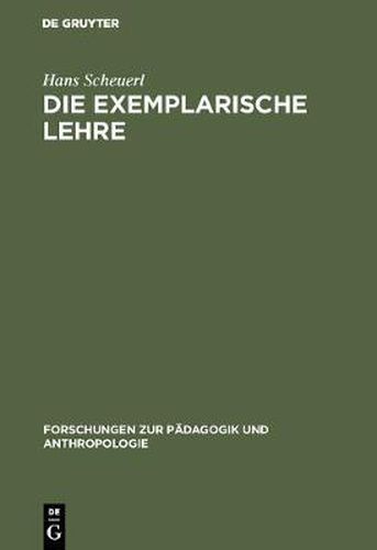 Cover image for Die exemplarische Lehre