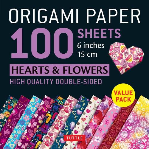 Cover image for Origami Paper Hearts And Flowers