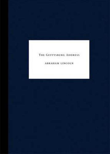 Cover image for The Gettysburg Address by Abraham Lincoln