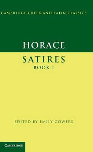 Cover image for Horace: Satires Book I