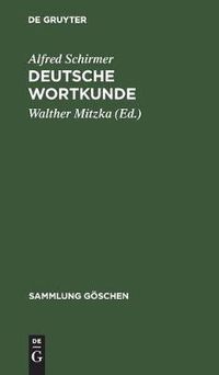 Cover image for Deutsche Wortkunde