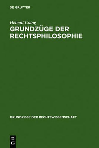 Cover image for Grundzuge Der Rechtsphilosophie