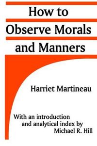Cover image for How to Observe Morals and Manners