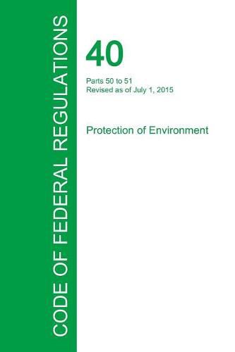 Cover image for Code of Federal Regulations Title 40, Volume 2, July 1, 2015