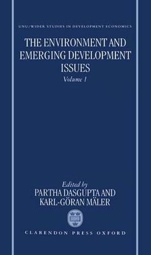 Cover image for The Environment and Emerging Development Issues