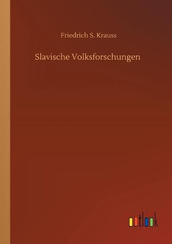 Cover image for Slavische Volksforschungen