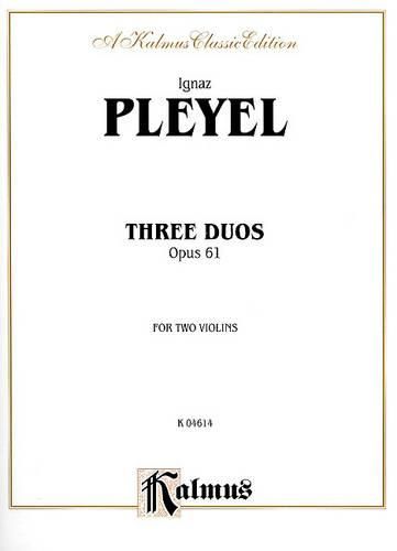 Cover image for Three Duos, Op. 61