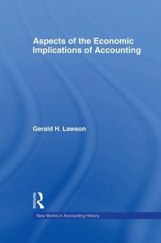 Cover image for Aspects of the Economic Implications of Accounting