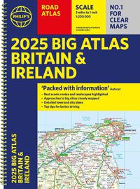 Cover image for 2025 Philip's Big Road Atlas of Britain & Ireland