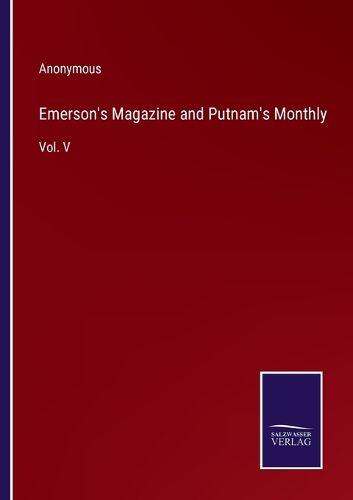 Cover image for Emerson's Magazine and Putnam's Monthly