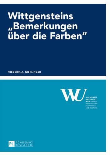 Cover image for Wittgensteins  Bemerkungen Ueber Die Farben