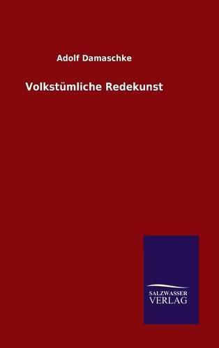 Cover image for Volkstumliche Redekunst