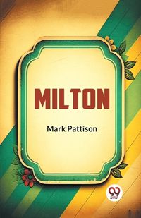 Cover image for Milton