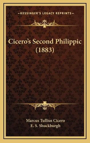 Cover image for Cicero's Second Philippic (1883)