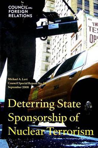 Cover image for Deterring State Sponsorship of Nuclear Terrorism