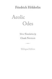 Cover image for Aeolic Odes