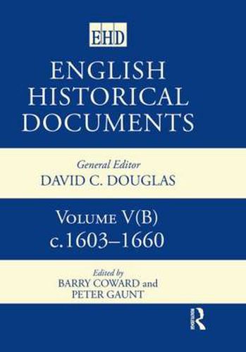 English Historical Documents, 1603-1660