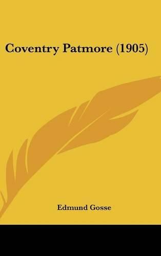 Cover image for Coventry Patmore (1905)