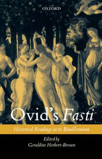 Cover image for Ovid's  Fasti: Historical Readings at Its Bimillennium