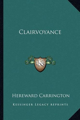 Cover image for Clairvoyance