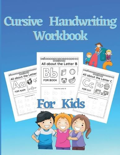 Cover image for Cursive Handwriting Workbook For Kids