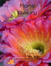 Cover image for Floral Luxury Coloring Book for Adults