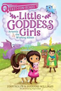 Cover image for Artemis & the Wishing Kitten: Little Goddess Girls 8