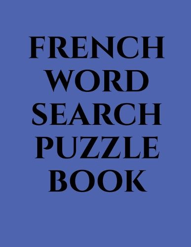Cover image for French word search puzzle book