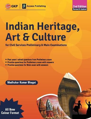 Cover image for Indian Heritage, Art and Culture (Preliminary & Main)