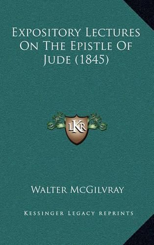 Cover image for Expository Lectures on the Epistle of Jude (1845)