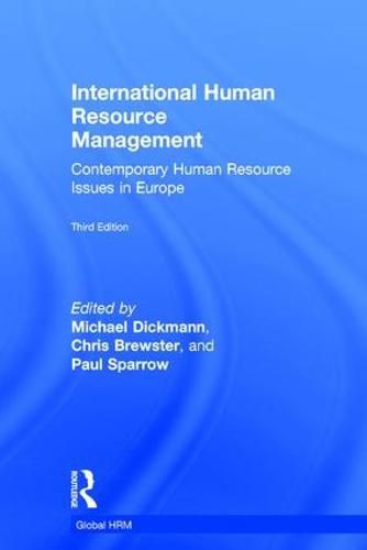 Cover image for International Human Resource Management: Contemporary HR Issues in Europe