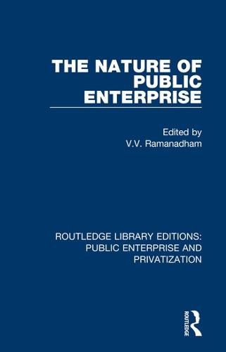 Cover image for The Nature of Public Enterprise