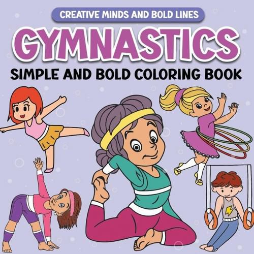 Cover image for Gymnastics Simple and Bold Coloring Book