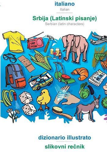 Cover image for BABADADA, italiano - Srbija (Latinski pisanje), dizionario illustrato - slikovni rečnik