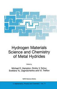 Cover image for Hydrogen Materials Science and Chemistry of Metal Hydrides