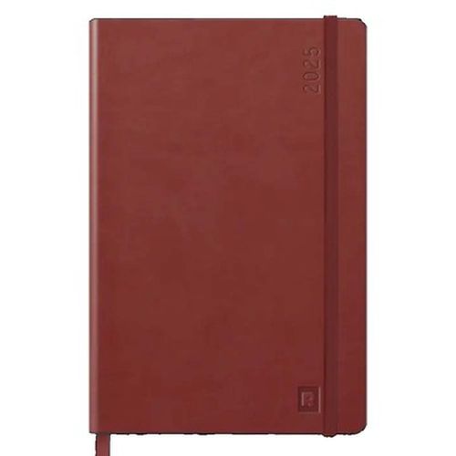 Nacarat (Crimson) A6 Weekly Horizontal Webplanner 2025 Rhodia Diary (194673C)