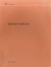 Cover image for Savioz Fabrizzi: De aedibus 56