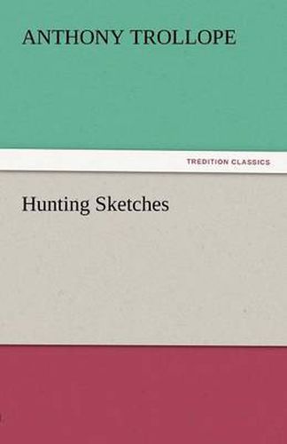 Cover image for Hunting Sketches