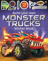 Cover image for Build Your Own Monster Trucks Sticker Book
